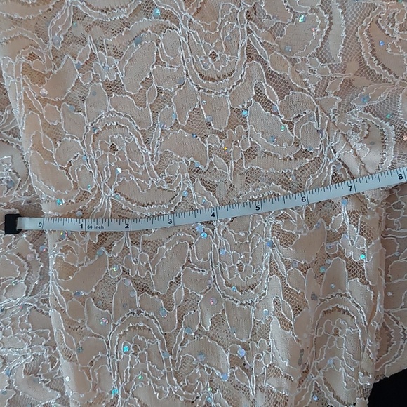 Size 1X Champagne Color Ladies Dress - Picture 7 of 8